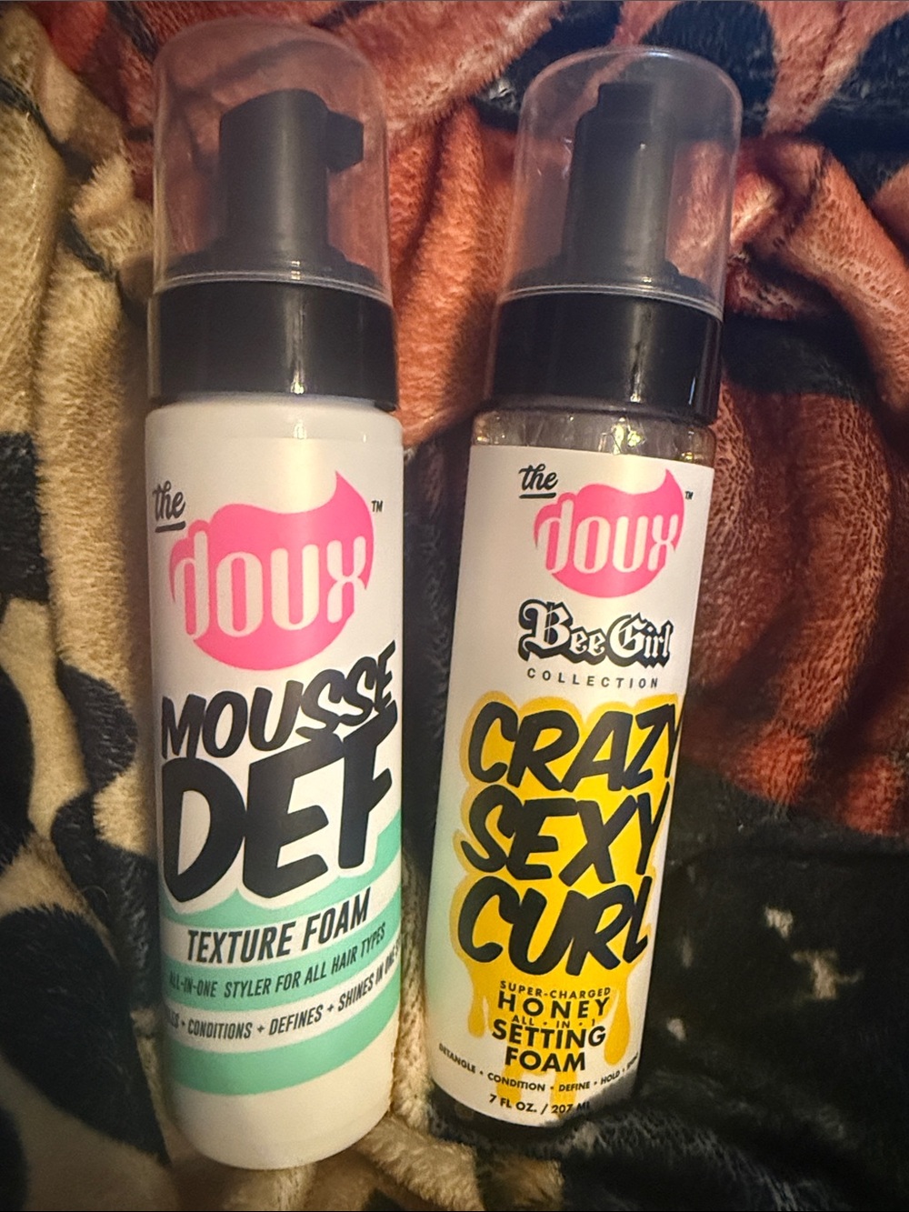 Mousse Def & Crazy Sexy Curl Foam Duo - White and Clear